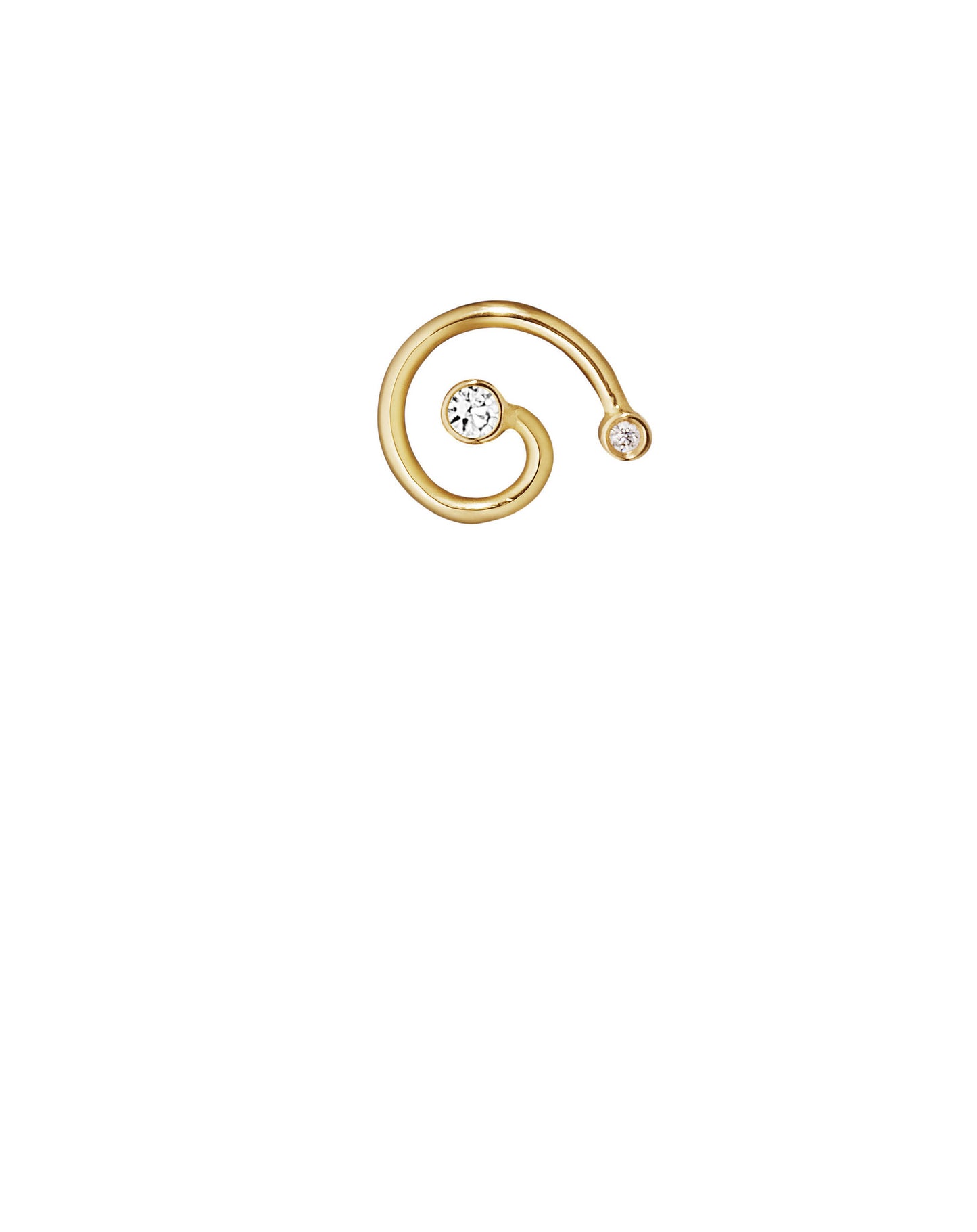 MINI SPIRAL WITH DIAMONDS