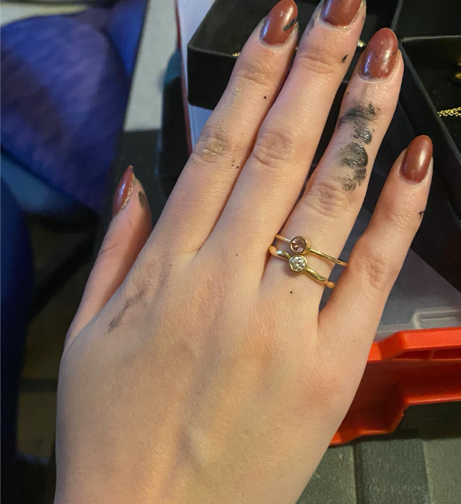 LIQUID WITH DIAMOND.