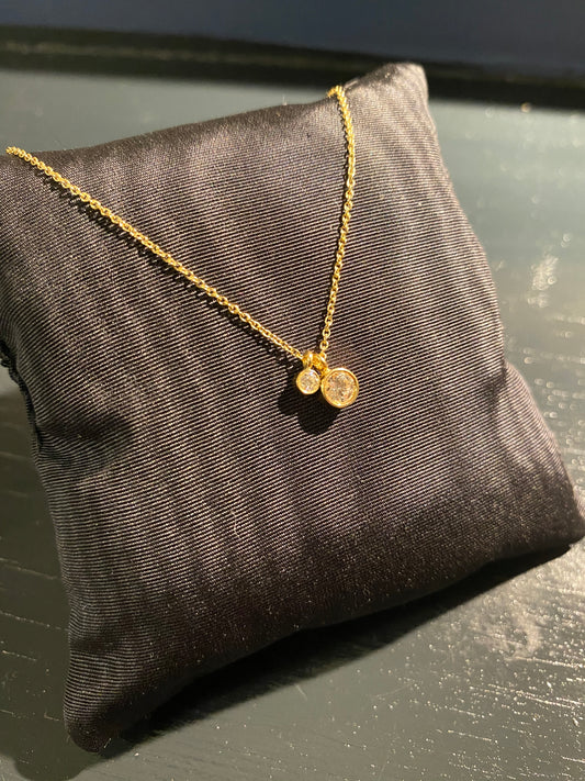 CLASSIC DIAMOND NECKLACE X 2