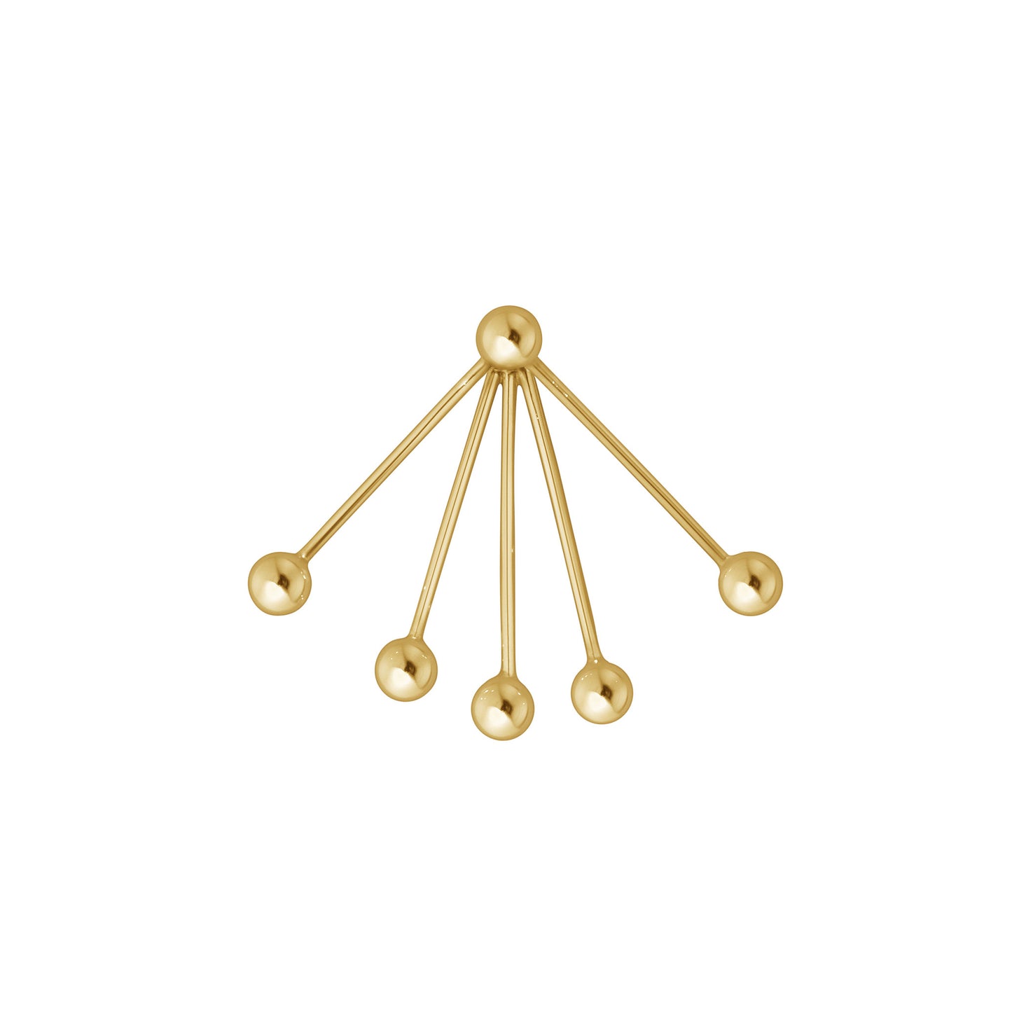 BUBBLE SUNRAY GOLDPLATED