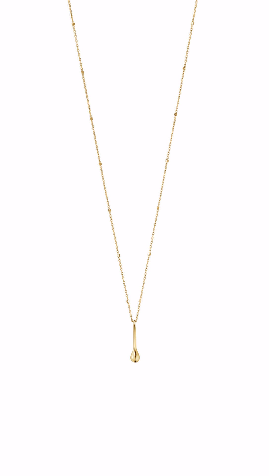 MOVING TEARDROP · NECKLACE · 18KT. GOLD