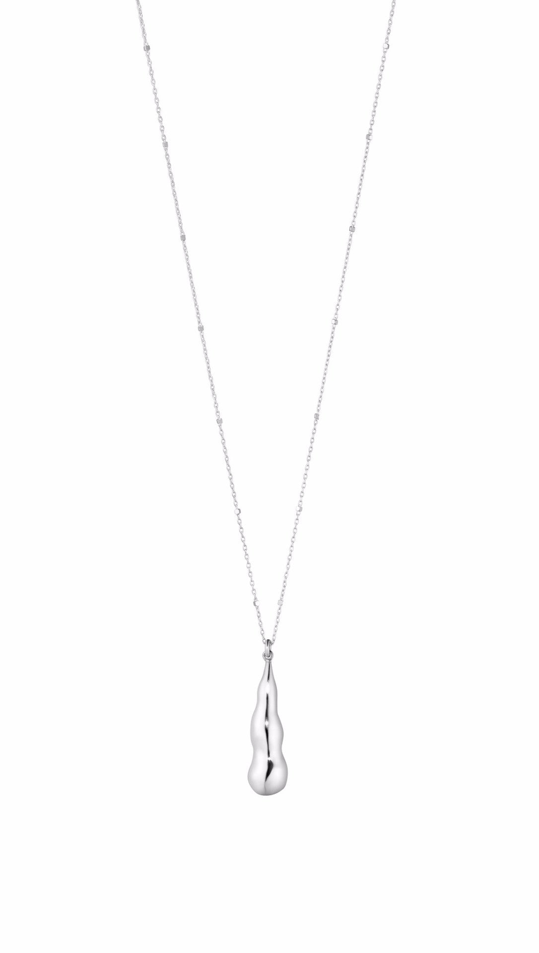 TEARDROP · NECKLACE · SILVER