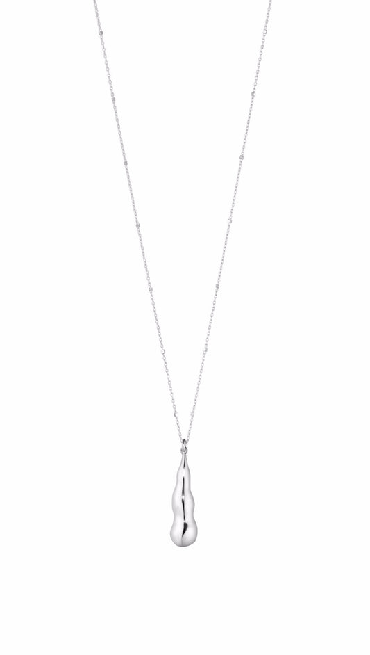TEARDROP · NECKLACE · SILVER